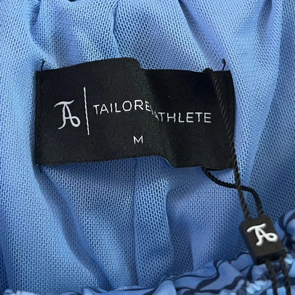 Tailored Athlete Mens Medium Blue Geo Print Quick Dry Swim Short NWT